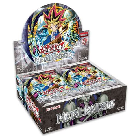 konami yugioh metal raiders booster box|metal raiders 25th anniversary box.